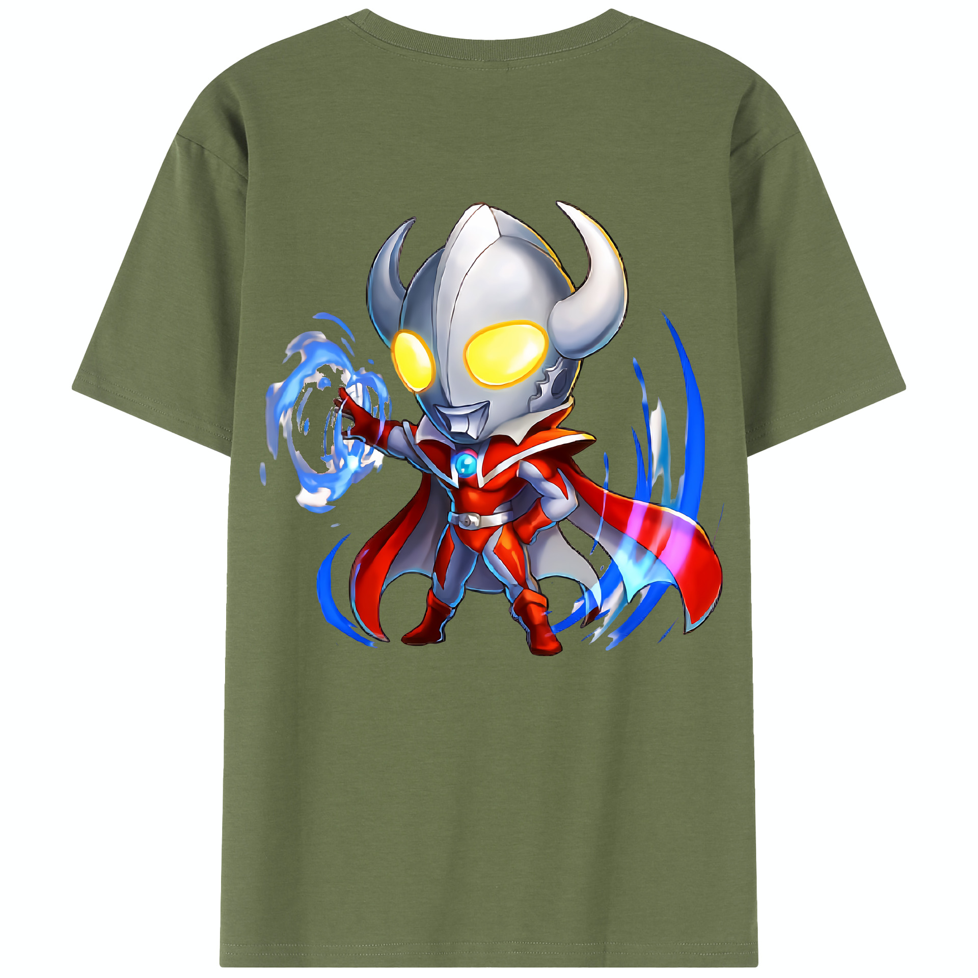 （画像用） ウルトラマン Ultraman 綿100％半袖Tシャツ（背面プリント）